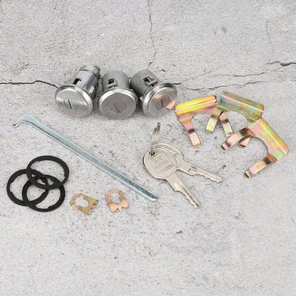 Camaro Chevelle Nova GTO Cutlass Lock Set Door Trunk Key Kit Oval H Groove