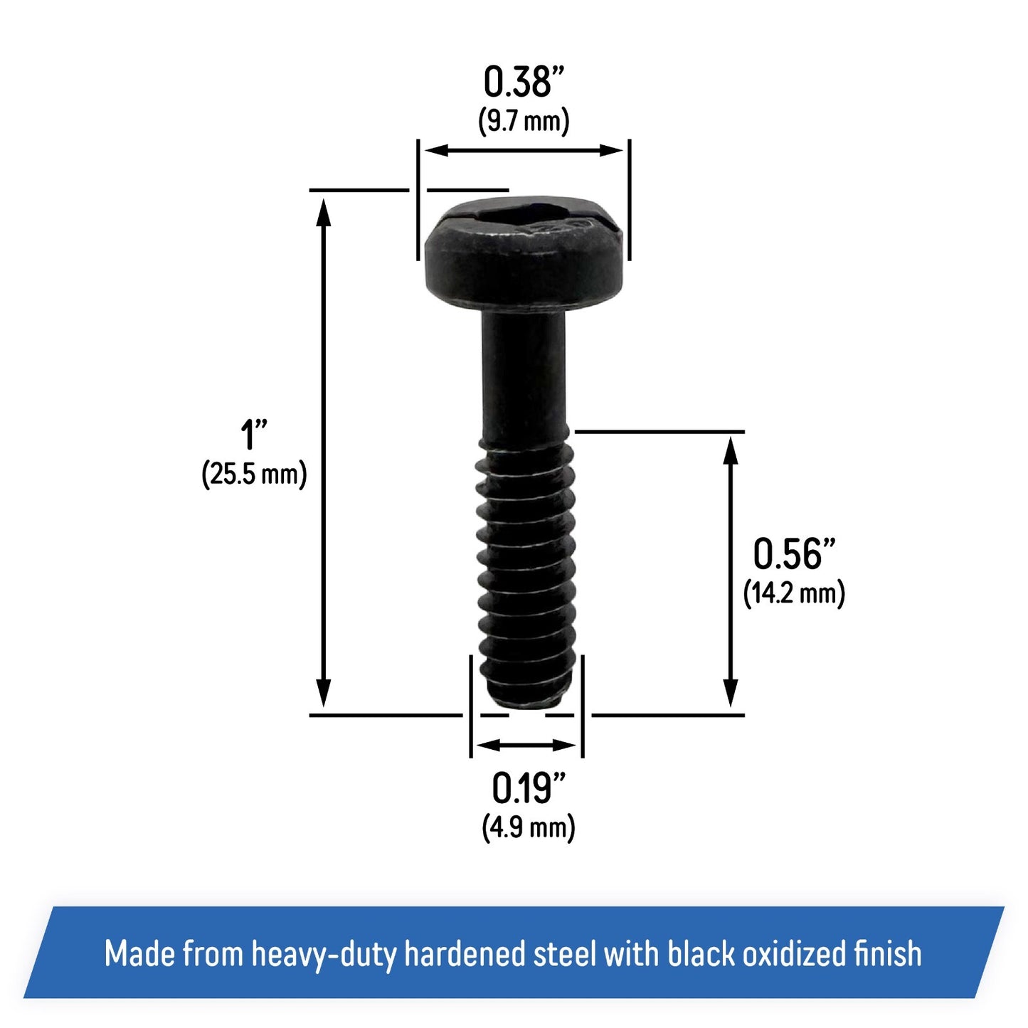 (4) Recoil Starter Screws 503217321 for Husqvarna Chainsaw 340-461, 455 Rancher