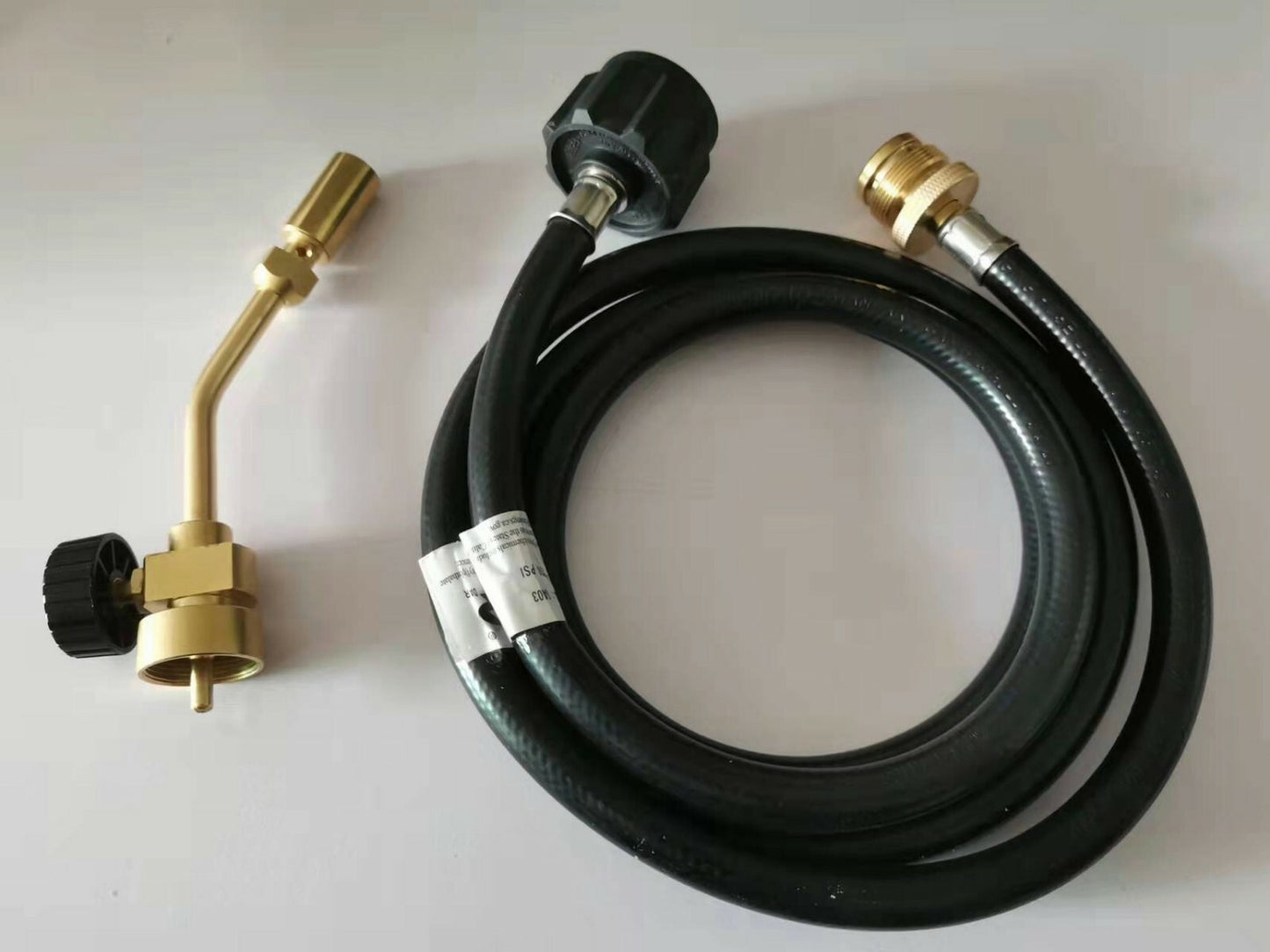 Mapp Propane Gas Tank Turbo Torch Hose Adapter Kit Brazing Soldering Welding