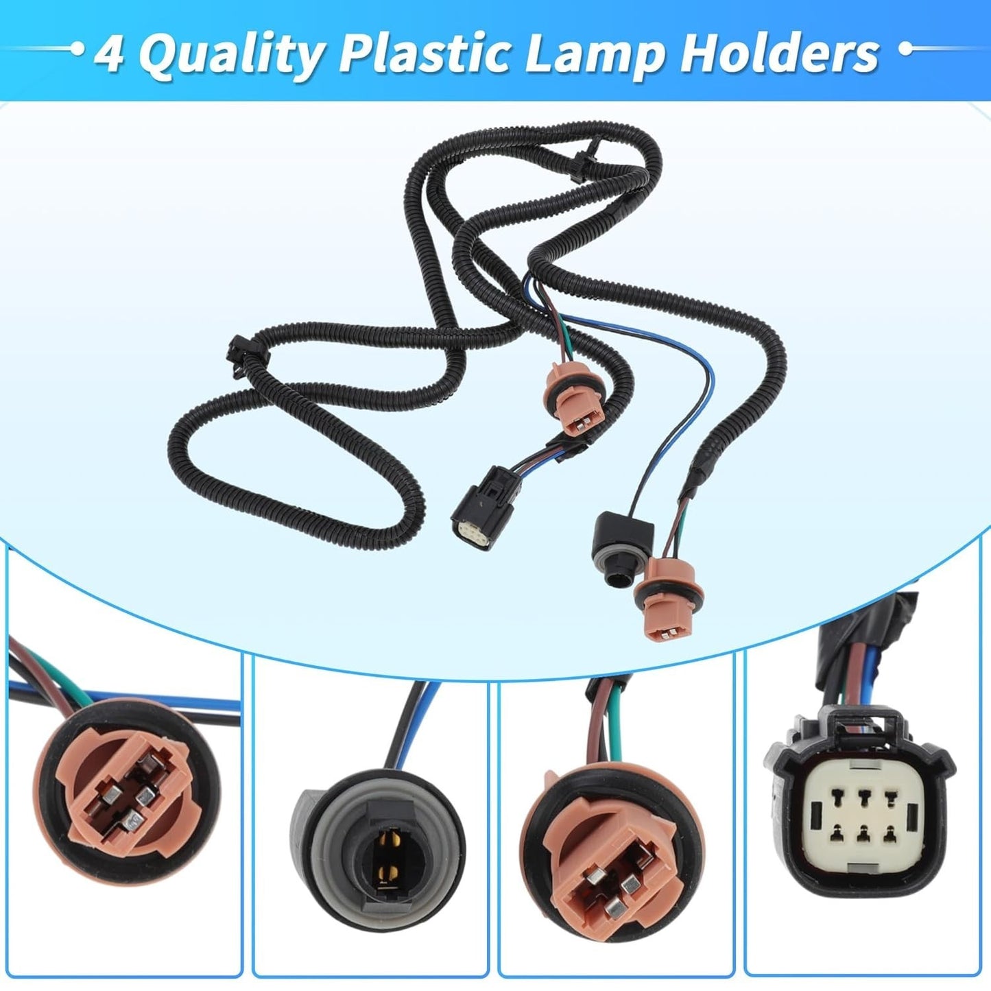 Driver Side Tail Lamp Harness Wiring Fit 2016-19 Chevy Silverado GMC Sierra 1500