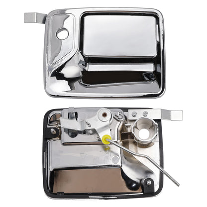 4Pcs Chrome Exterior Door Handle Set For Ford F-250 F-350 Super Duty 99-16