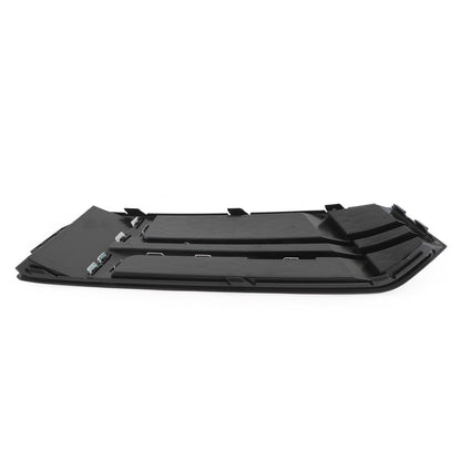Black Front Fog Light Cover Fit For AUDI A4 B9 S-LINE 2016-2018 Bumper Grille