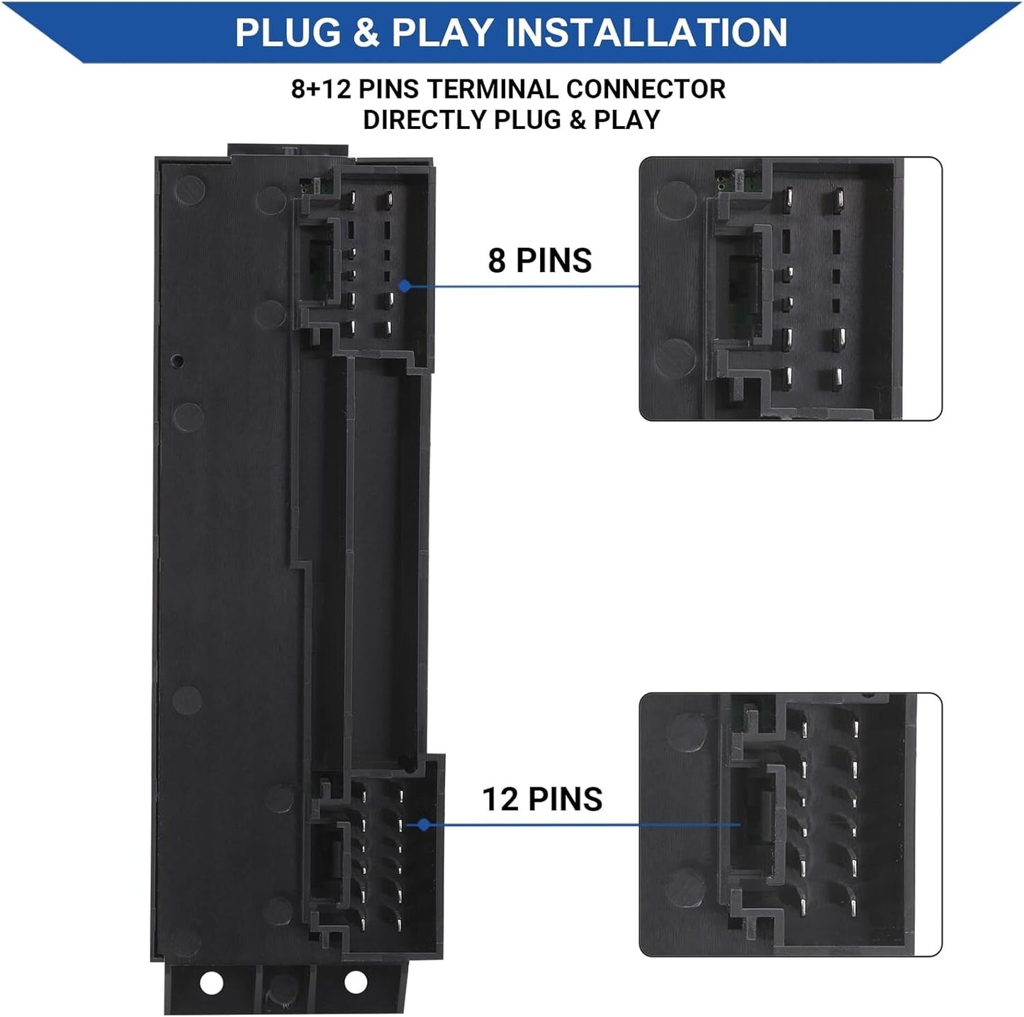 Driver Side Master AUTO Power Window Switch For 2000-2002 Silverado Chevrolet