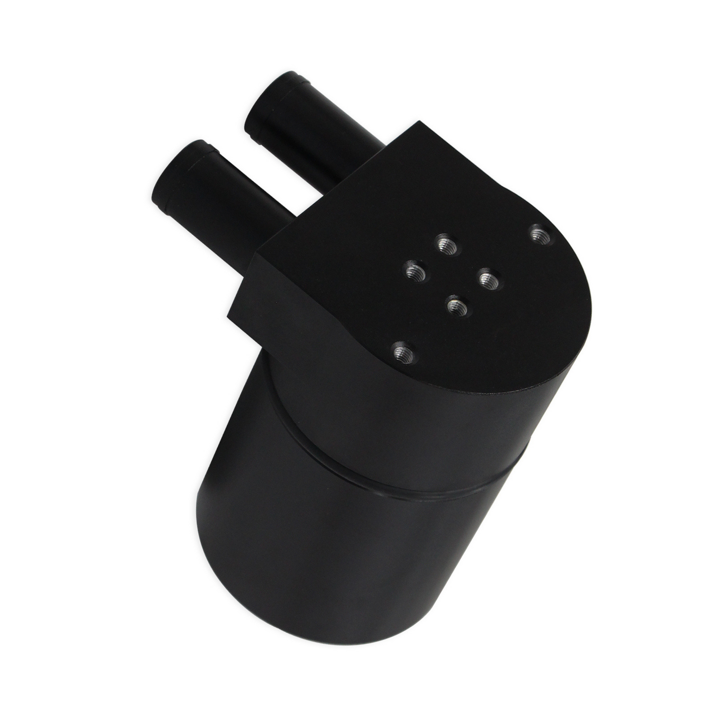 Billet Aluminum Oil Catch Can Tank Bottle Baffled For BMW N54 335i 535i Black