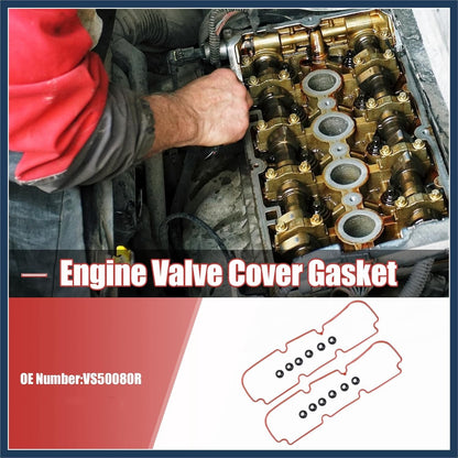 Valve Cover Gasket Fit 88-09 Buick Chevy Oldsmobile Pontiac 3.8L V6 OHV 12V