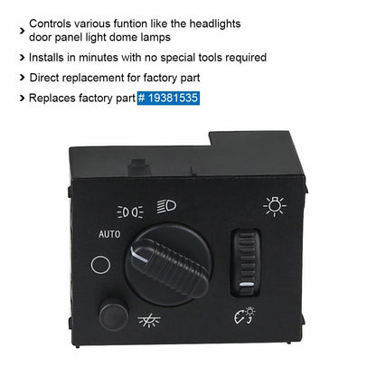 Headlight Headlamp Dimmer Switch for 2003-2007 Chevy Silverado GMC Sierra Yukon