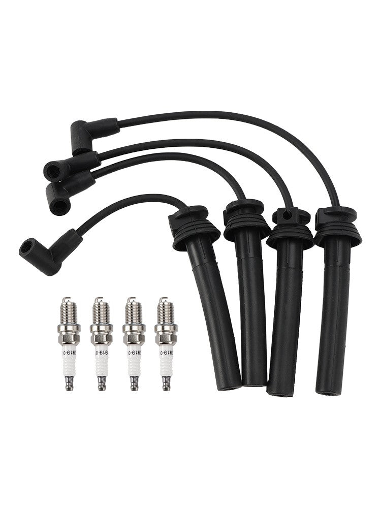 4PCS Spark Plugs Wire Set 54058 For Mini Cooper S 2002-2008-L4 1.6L