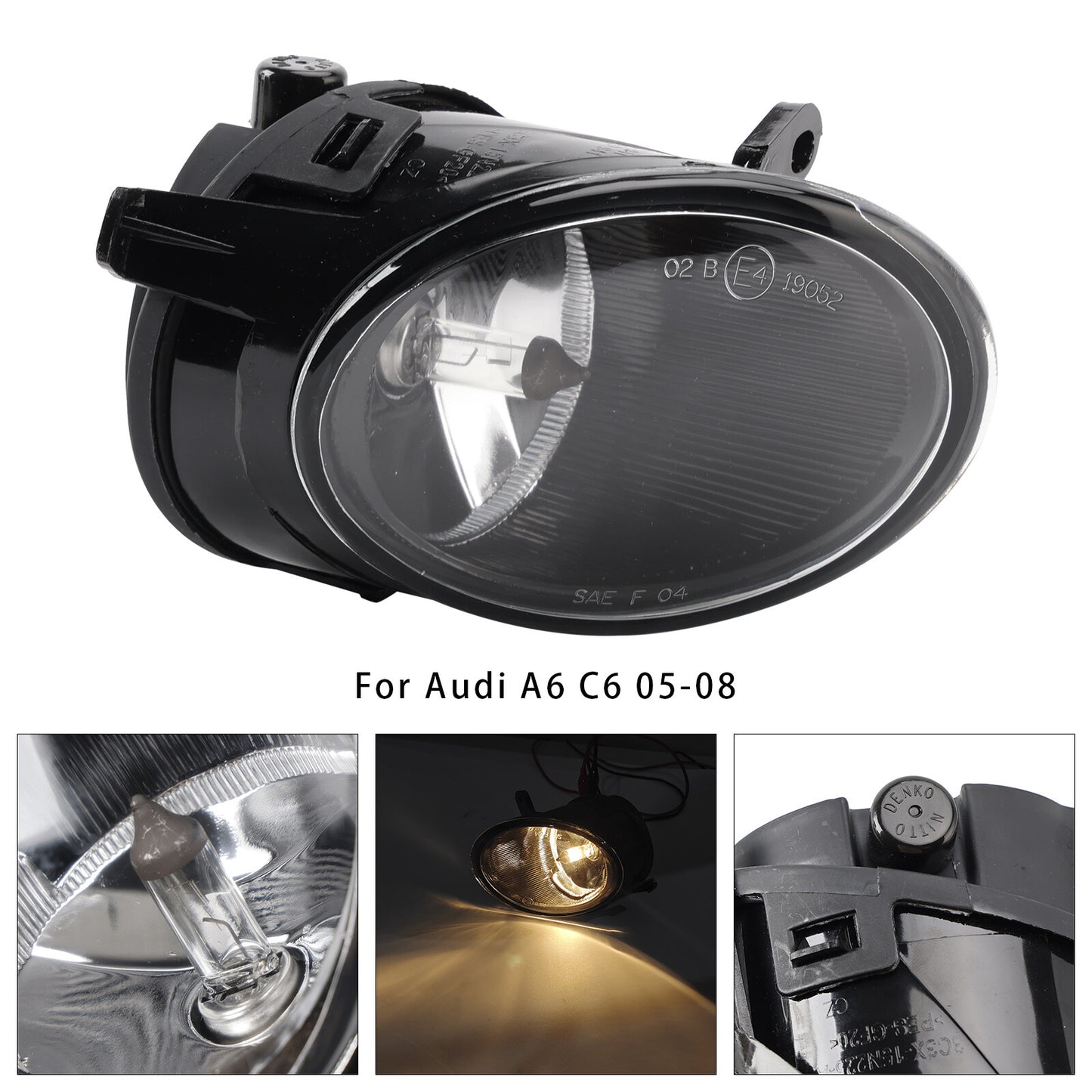 1 Pcs Right Front Bumper Fog Light For Audi A6 C6 2005 2006 2007 2008