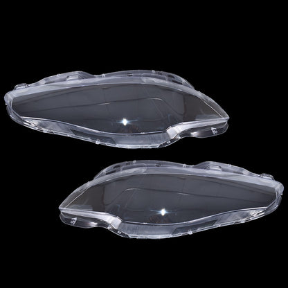 Pair For Jaguar XJ XJL 2010-2019 Front Headlamp Headlight Lens Cover Shell Clear