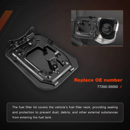 Fuel Gas Filler Tank Cover Door Lid Cap For 2011-2019 Toyota Sienna 77350-08020
