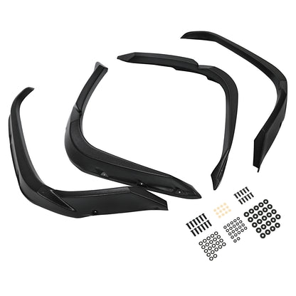 Solid Spare Fender Flare Guard For Yamaha Grizzly 700 2016-2025 4PCS Overfender Mud Guard