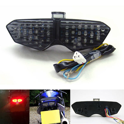 ABS LED Smoke Brake Turn Signal Tail Light Fit for Yamaha YZF R6 2003-2005 04