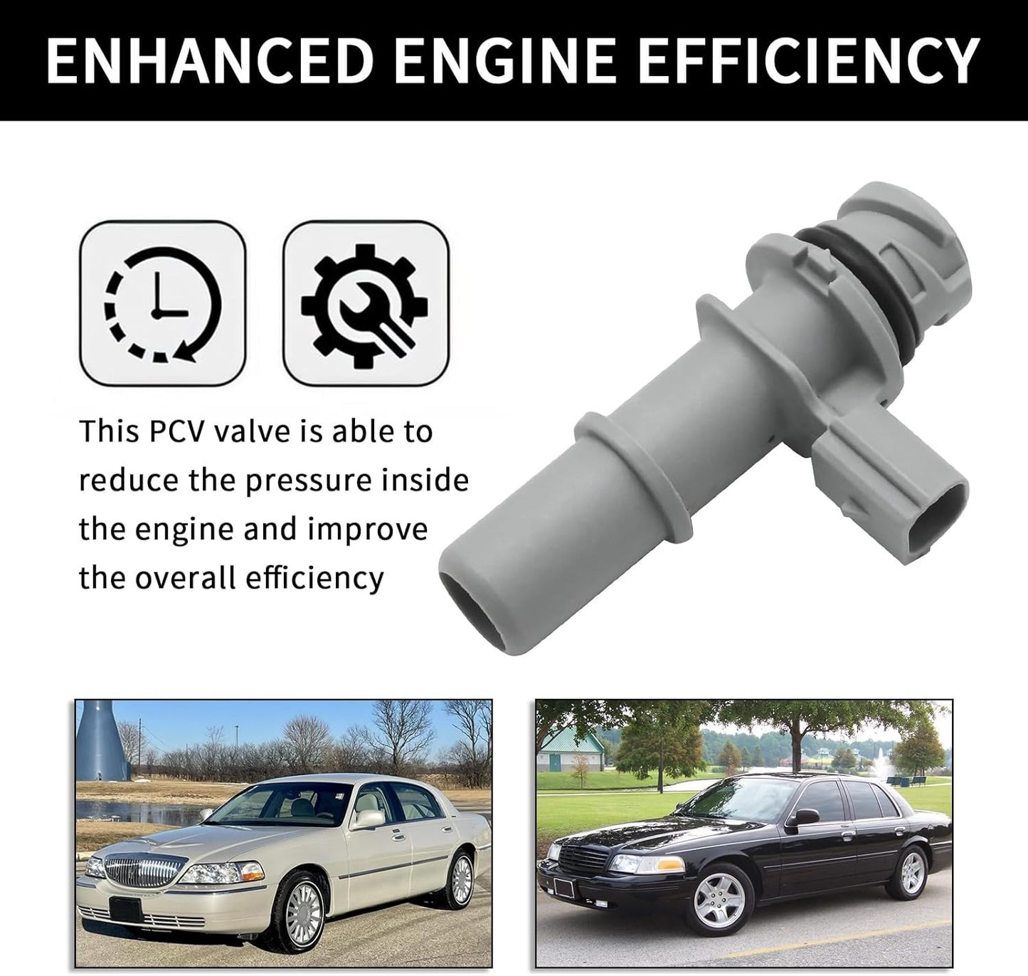 PCV Valve for 2005 2006 2007 2008 2009 2010 Ford Mustang 4.0L 5L3Z-6A666-BA