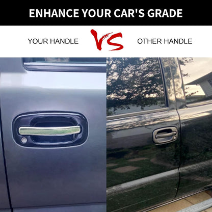 4X Exterior Door Handle Chrome Lever Fit 99-07 Chevy GMC Yukon Cadillac 15182406