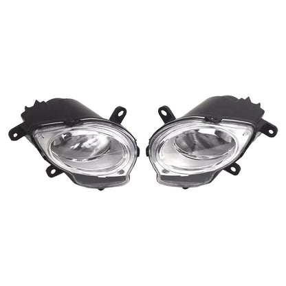 Left+Right High Beam Headlight Headlamp For Fiat 500 Hatchback 2008-2015