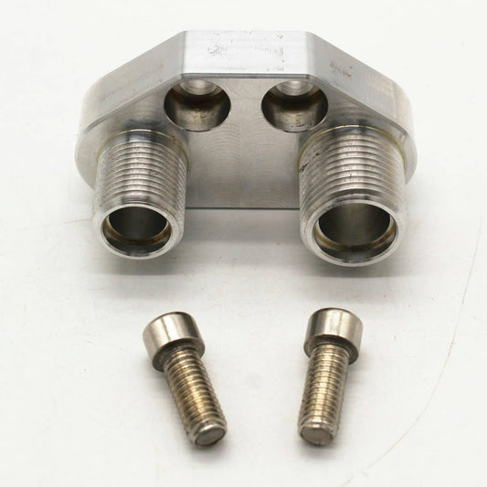 Solid Spare For Sanden SD7B10 SD7 7176 AC A/C Compressor Adapter Fitting 6061-T6 Billet Alum