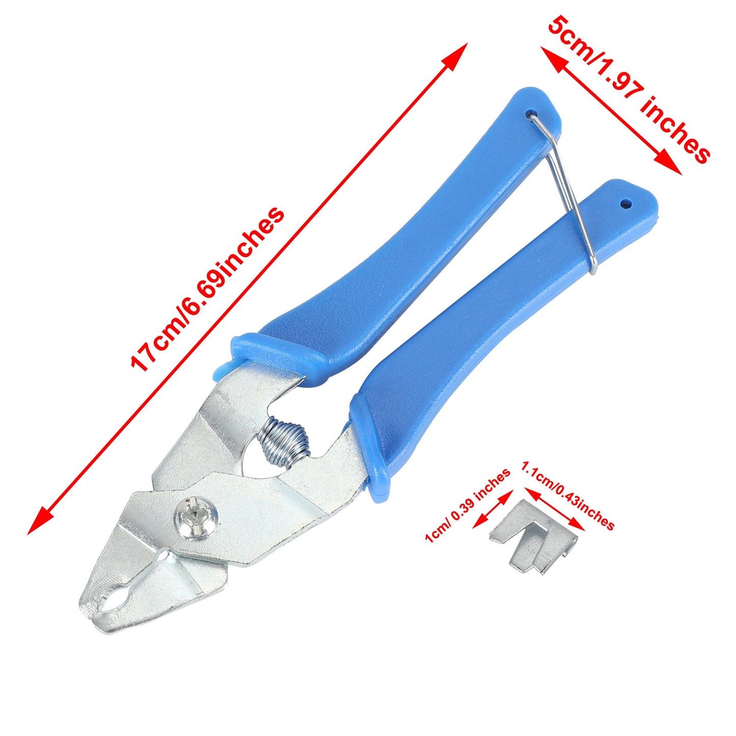 ??300Pcs Wire Cage Clips With 1Pc Snap Plier For Rabbit Chicken Pet Dog Cat Cage