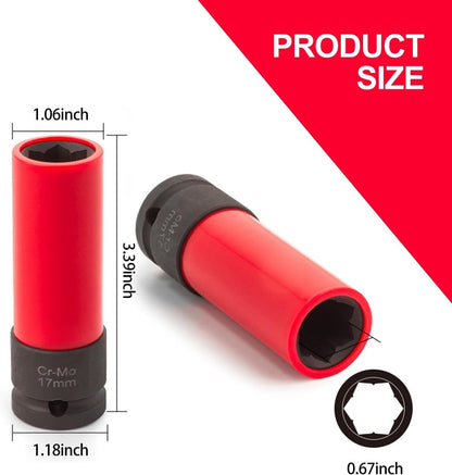For Mercedes BENZ S Series Tyre 17mm Wheel Lock Nut Socket-Wrench Free Shipping