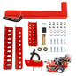 Mower Trimmer Rack Lockable For Most Walk-Behind Stand-On & ZTR Lawn Mower Red