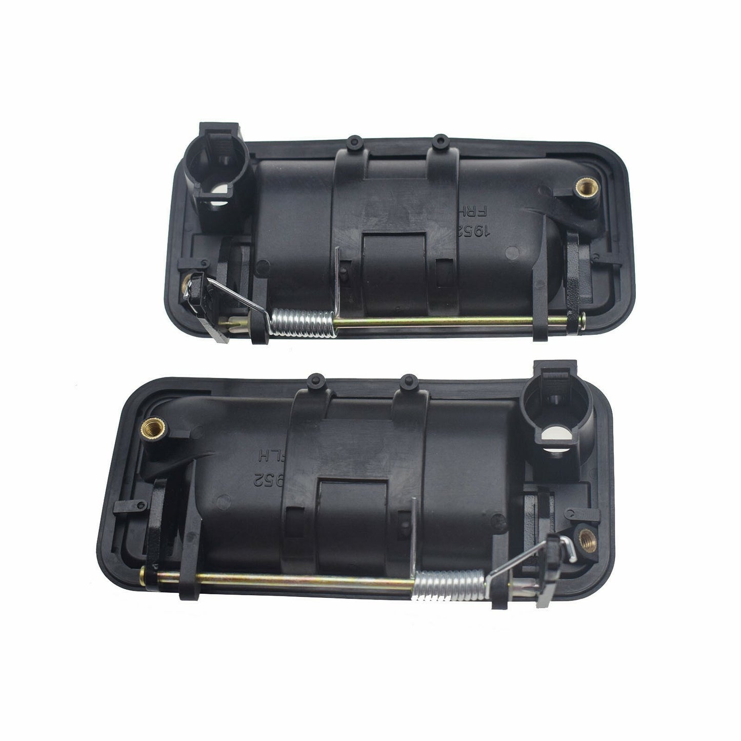Black Front Exterior Outside Door Handle Pair Set of 2 NEW for GM Pickup Truck