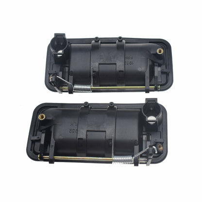 Black Front Exterior Outside Door Handle Pair Set of 2 NEW for GM Pickup Truck