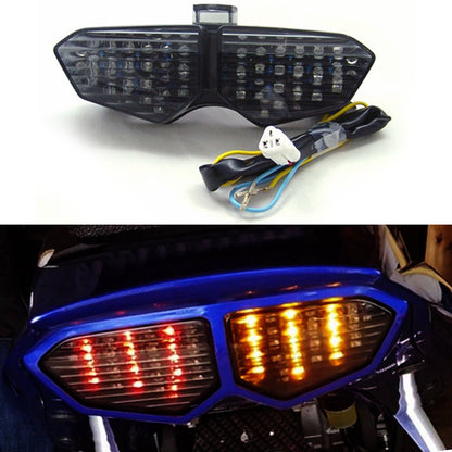 ABS LED Smoke Brake Turn Signal Tail Light Fit for Yamaha YZF R6 2003-2005 04