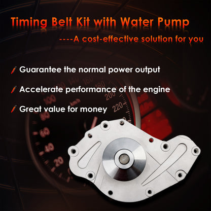 Timing Belt Kit with Water Pump For 05-11 Chrysler Volkswagen 3.5 4.0L TCKWP295D