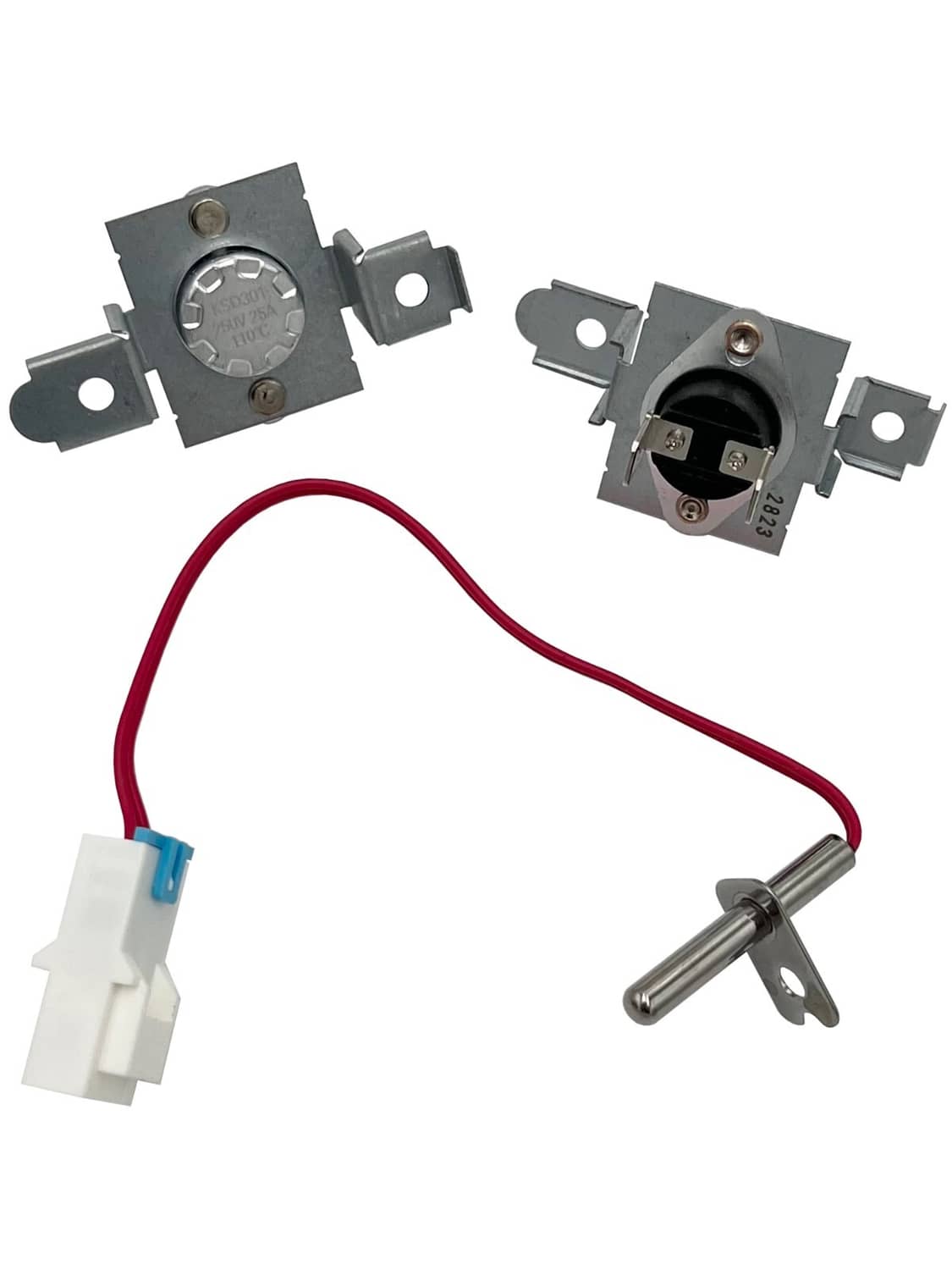 Solid Spare ERP ERAGM30045804 High Limit Dryer Thermistor Kit Fits LG Whirlpool