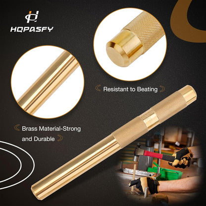 Set of 3 Brass Drift Punch Set 3/8" 1/2”3/4" 25075 25076 25077 Brass Punches