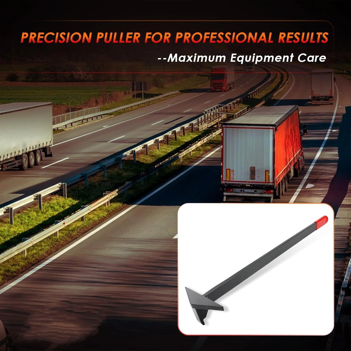 30" Heavy-Duty Wheel Seal Puller ＆ Removal Tool For Semi-Truck Trailers Tractors