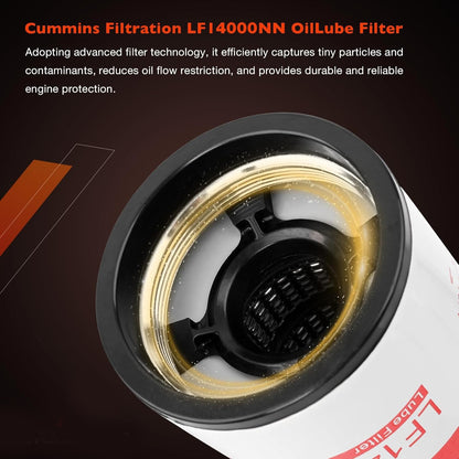 LF14000NN FF5776 K37-1029 Oil Fuel Filters For Kenworth T680 T880 Peterbilt 389