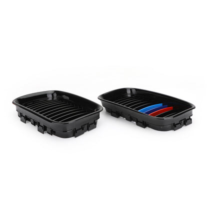 M-color Glossy Black Front Hood Kidney Sport Grills For BMW 3 Series E36 92-1996