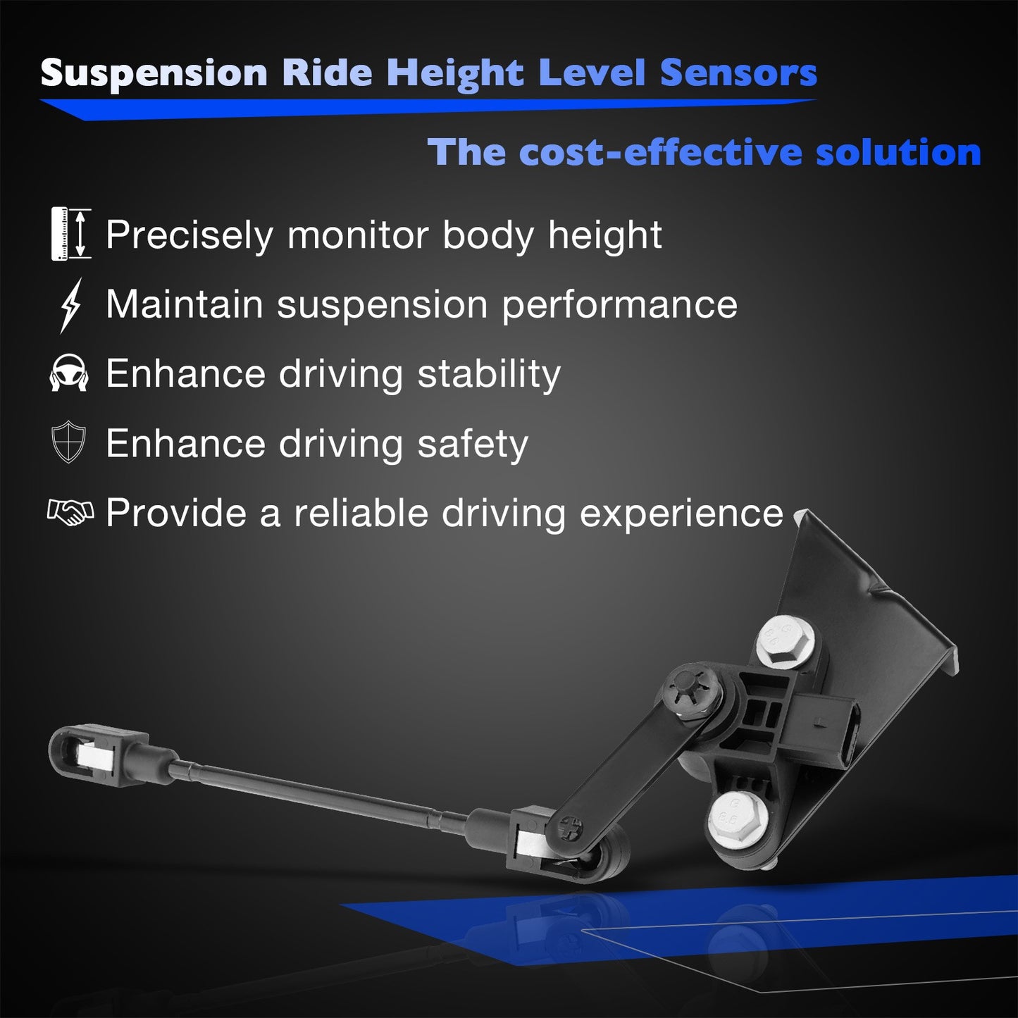 Rear Air Suspension Ride Height Level Sensor For 2003-2011 Ford Lincoln Mercury