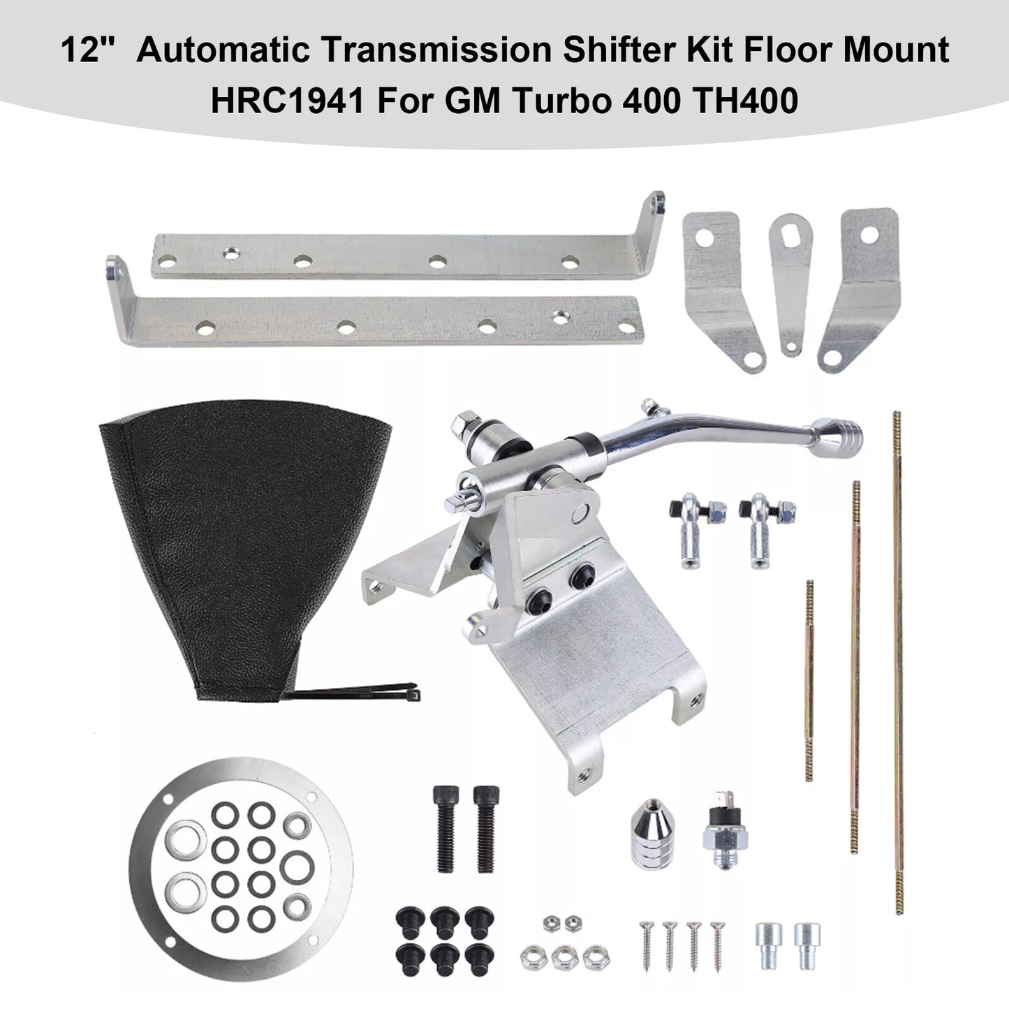 12"  Automatic Transmission Shifter Floor Mount HRC1941 For GM Turbo 400 TH400