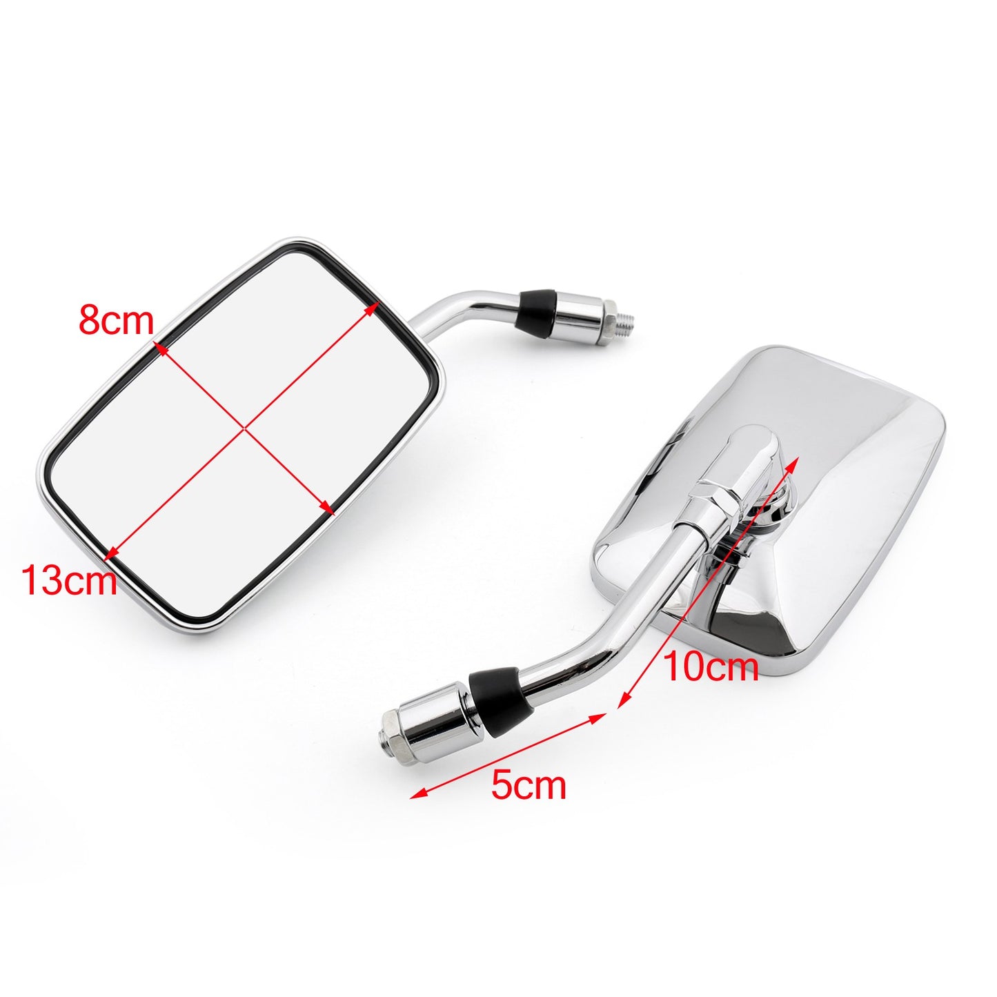 Pair Motorcycle Rearview Mirror For Honda VT1100 Shadow NV600 VT250 Shadow 400
