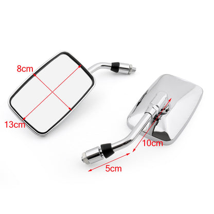 Pair Motorcycle Rearview Mirror For Honda VT1100 Shadow NV600 VT250 Shadow 400