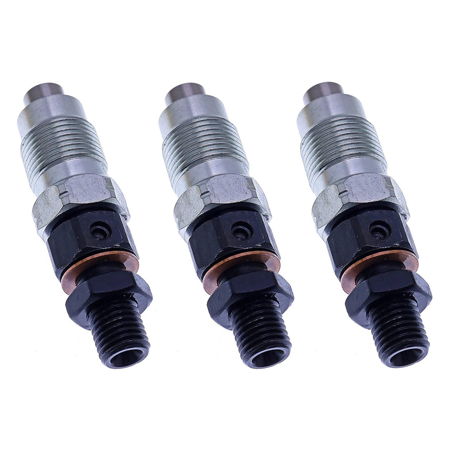 Solid Spare 3X Fuel Injector 16001-53002 for Kubota D722 D782 D902 B7300HSD B7400HSD B7410D