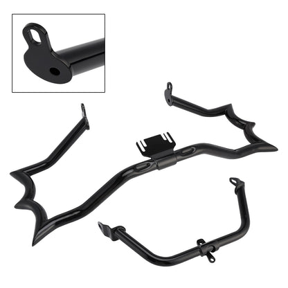 Engine Guard Crash Bar&Fairing Bracket Kit Black For Touring Road King Street