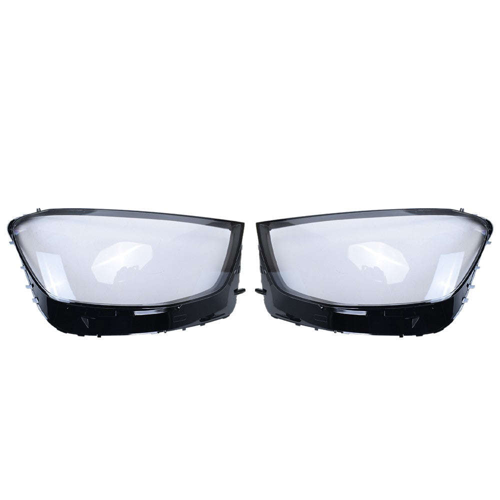 Fit For 2019-2022 Mercedes-Benz W253 X253 C253 Headlight Lens Covers Left+Right