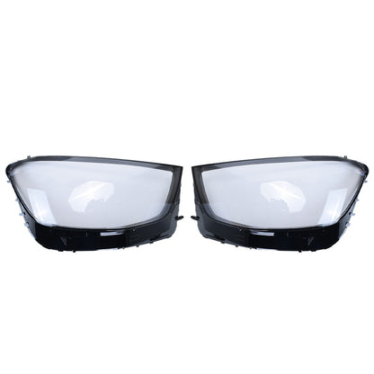 Fit For 2019-2022 Mercedes-Benz W253 X253 C253 Headlight Lens Covers Left+Right