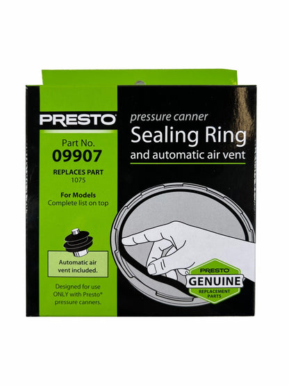 Solid Spare Presto 09907 Pressure Cooker Canner Sealing Ring Air Vent