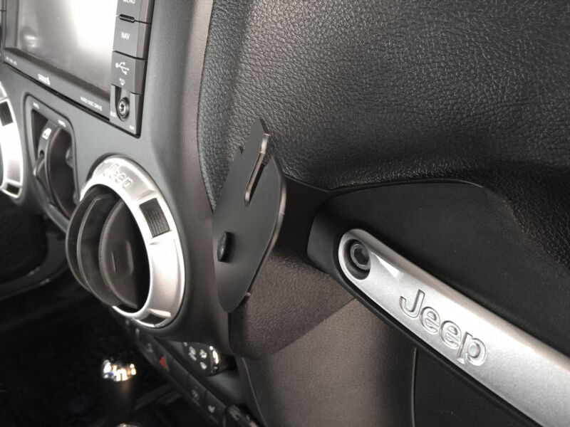 Radio Bar Passenger Holder 75WXST CB Mic Grab Mount Fits For Wrangler JK 2011-up