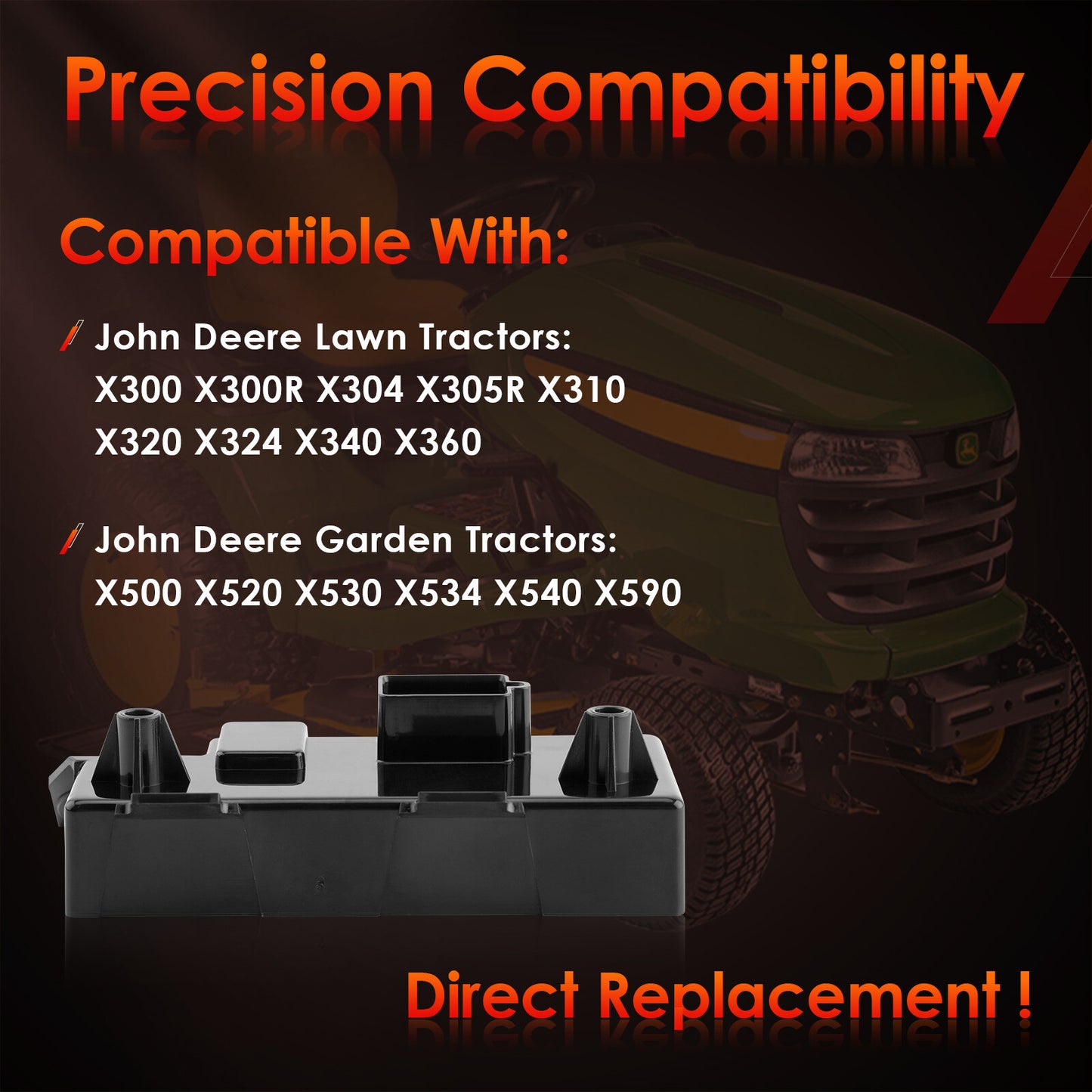 AM141075 ECU Electronic Control Unit Module For John Deere X300 X304 X500 X520