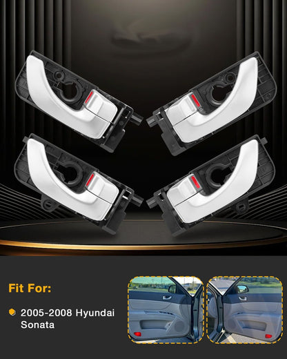HY1352134 Inside Interior Door Handle Kit Fit 2005-2008 Hyundai Sonata HY1553108