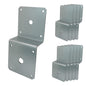 Galvanized Deck Joist Tie Plate, Z Bracket for 2x4 Cross Joist and 4x4 Post (10)