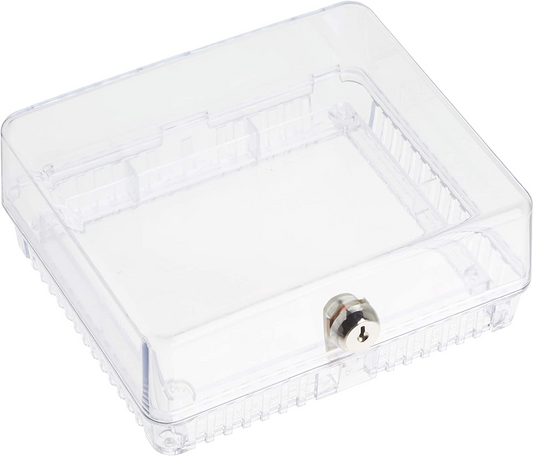 Solid Spare Honeywell CG511A Thermostat Guard Lock Box Protection With Key 9.06"x5.06"x2.62"