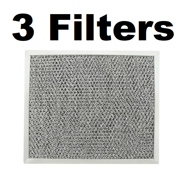 Solid Spare Range Hood Grease Filter Aluminum Mesh for Broan 97006931 BP29 3 Pack