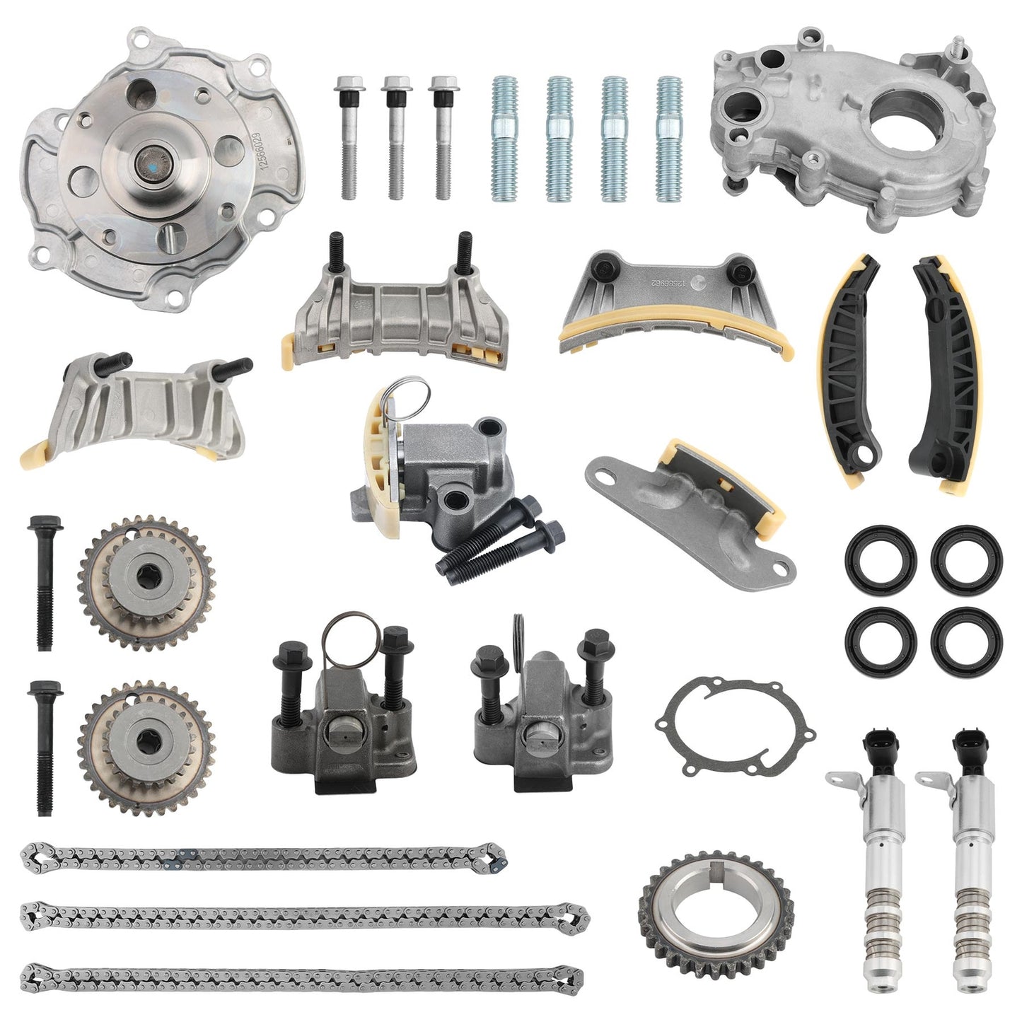 Timing Chain w/ Water Pump Kit For 07-15 Chevy Colorado Camaro GMC Acadia 9-0753