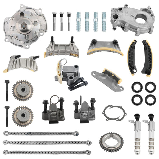 Solid Spare Timing Chain w/ Water Pump Kit For 07-15 Chevy Colorado Camaro GMC Acadia 9-0753