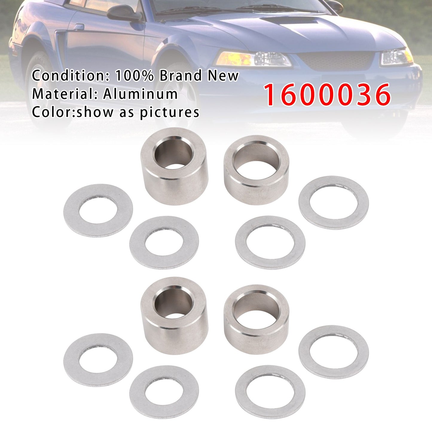 2Pack 1600036 Bypass Tube Eliminator Kit Aluminum Shunts And Sealing Washers